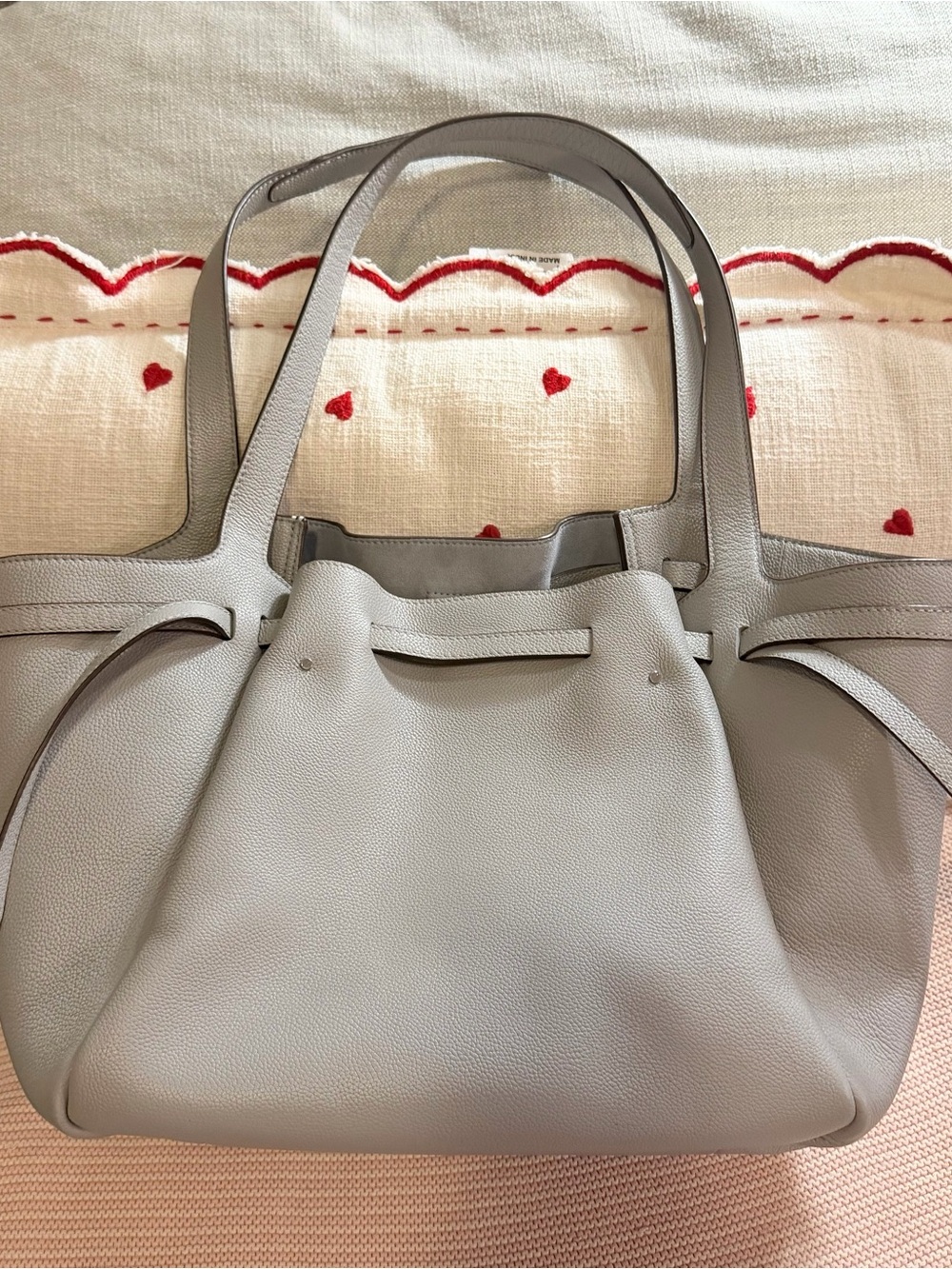 Tory Burch Romy Tote - Light Granite - Picture 5 of 7